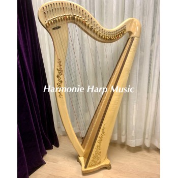 Aoyama 130 - 34 strings lever harp