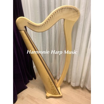 Aoyama 130 - 34 strings lever harp