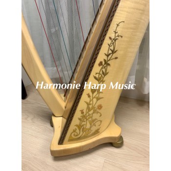 Aoyama 130 - 34 strings lever harp